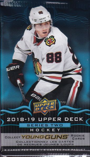 2018-19 Upper Deck Series 2 Hockey Retail Balíček
