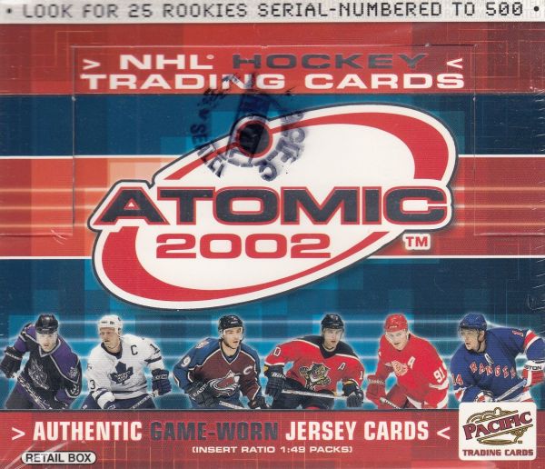 2001-02 Pacific Atomic Hockey Retail Box