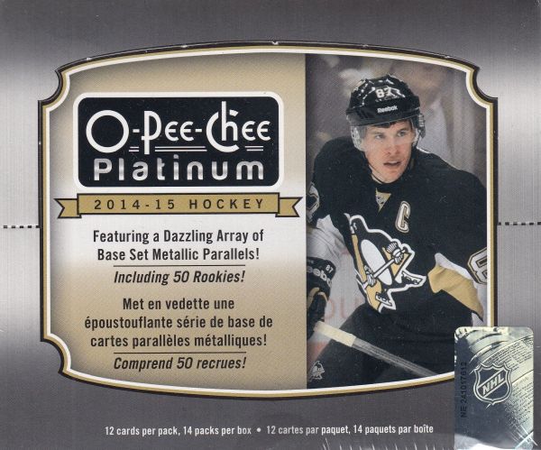 2014-15 Upper Deck O-Pee-Chee Platinum Hockey Jumbo Box