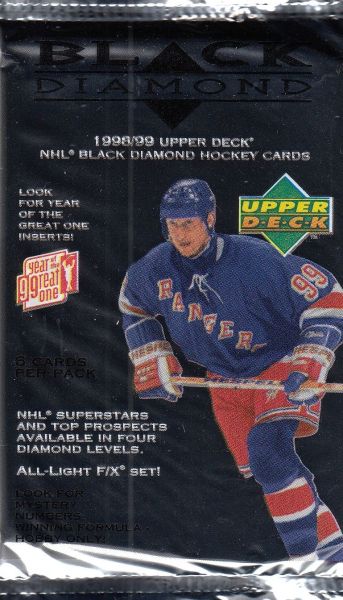 1998-99 Upper Deck Black Diamond Hockey Hobby Balíček