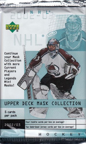 2002-03 Upper Deck Mask Collection Hockey HOBBY Balíček