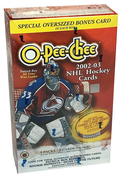 2002-03 O-Pee-Chee Hockey Blaster Box