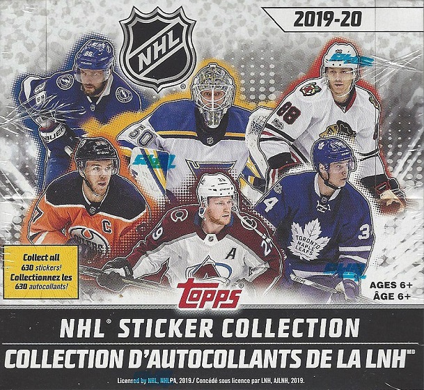 2019-20 TOPPS Sticker Hockey Box