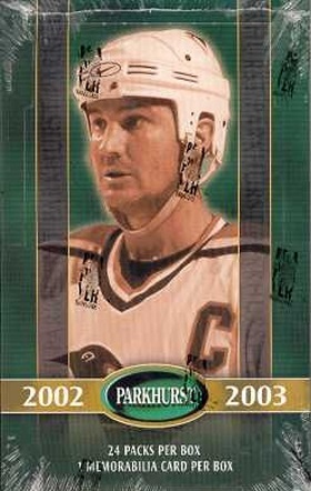 2002-03 Parkhurst Hockey Hobby Box