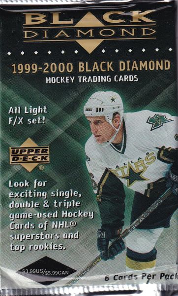1999-00 Upper Deck Black Diamond Hockey Hobby Balíček
