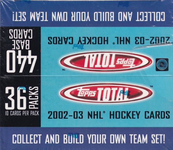 2002-03 Topps Total Hockey Jumbo Box