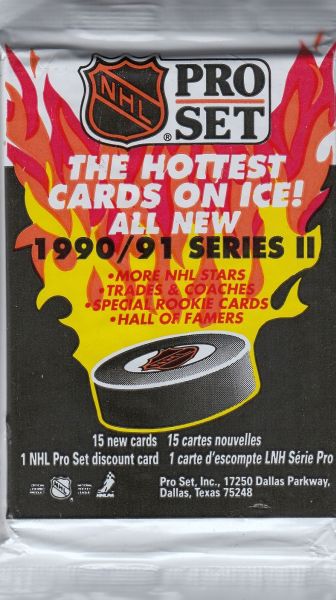 1990-91 Pro Set Series 2 Hockey Balíček