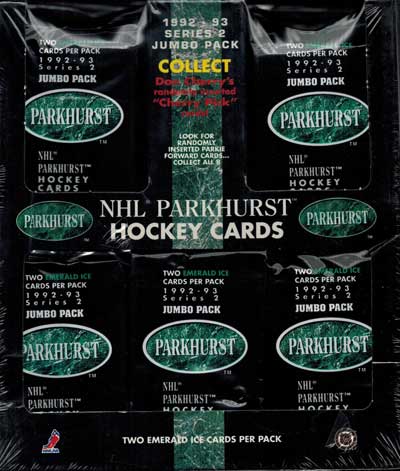 1992-93 Parkhurst Series 2 Hockey Jumbo Box