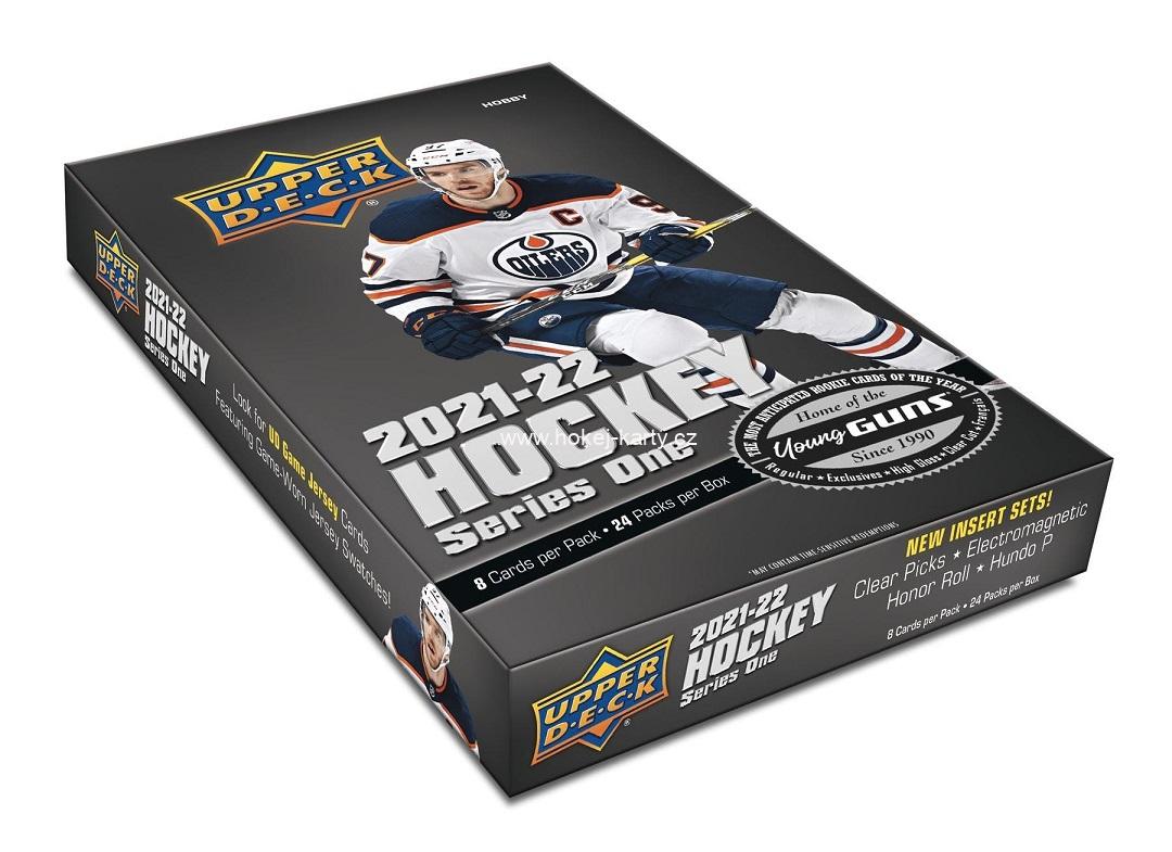 2021-22 UD Series 1 Hockey Hobby 12-Box CASE