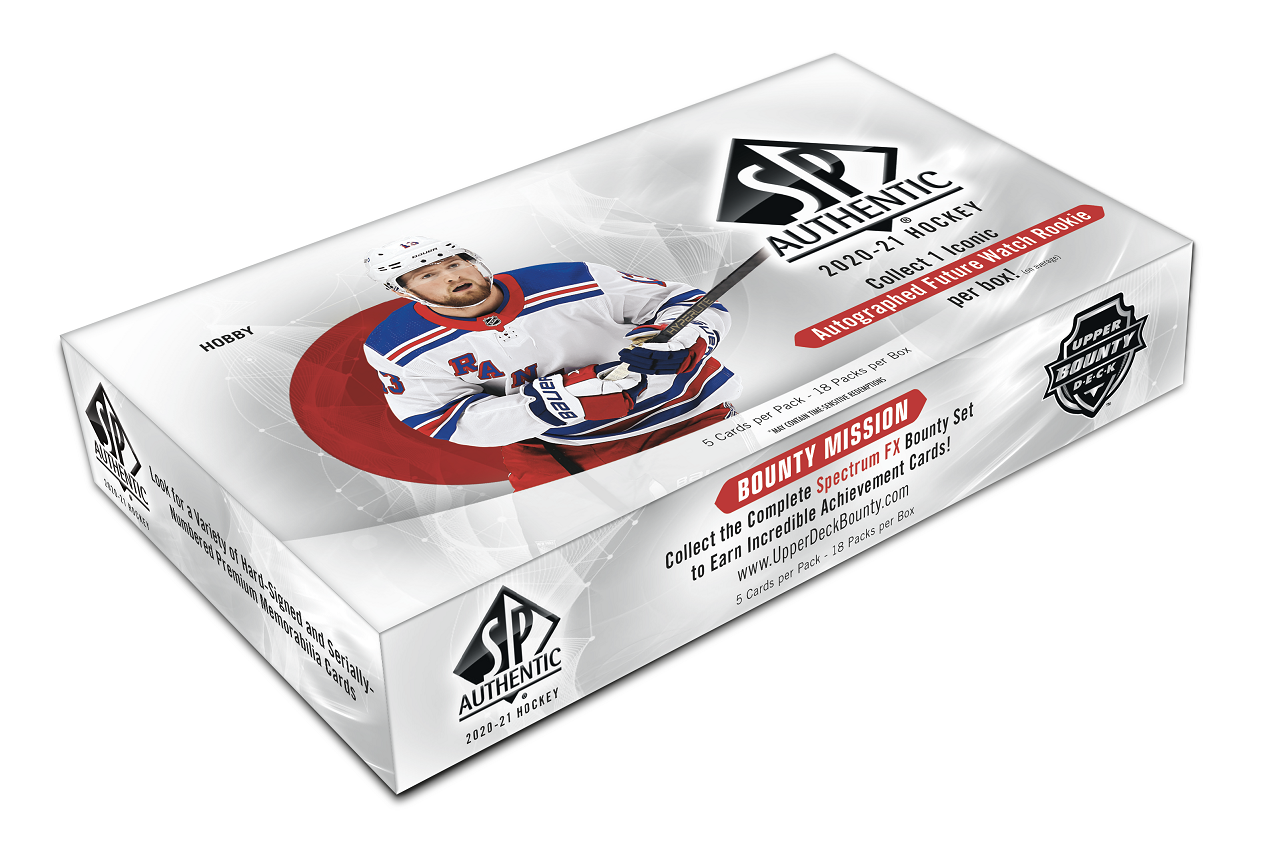 2020-21 Upper Deck SP Authentic Hockey Hobby Inner 8-Box CASE