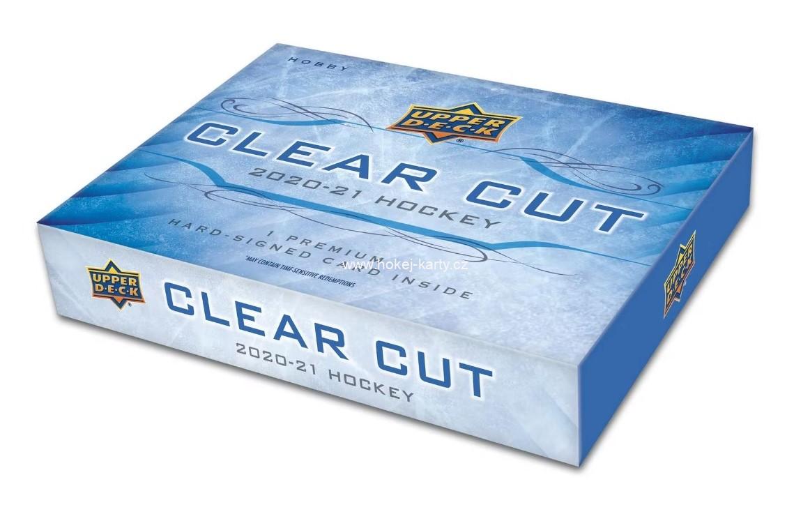2020-21 UD Clear Cut Hockey Hobby 15-Box Inner CASE