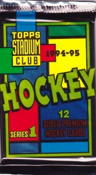 1994-95 Topps Stadium Club Series 1 Hockey Hobby Pack