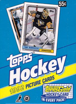 1992-93 Topps Hockey Box