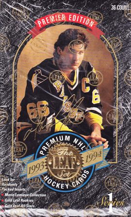 1993-94 The Leaf Set Series 1 Hockey Hobby Box