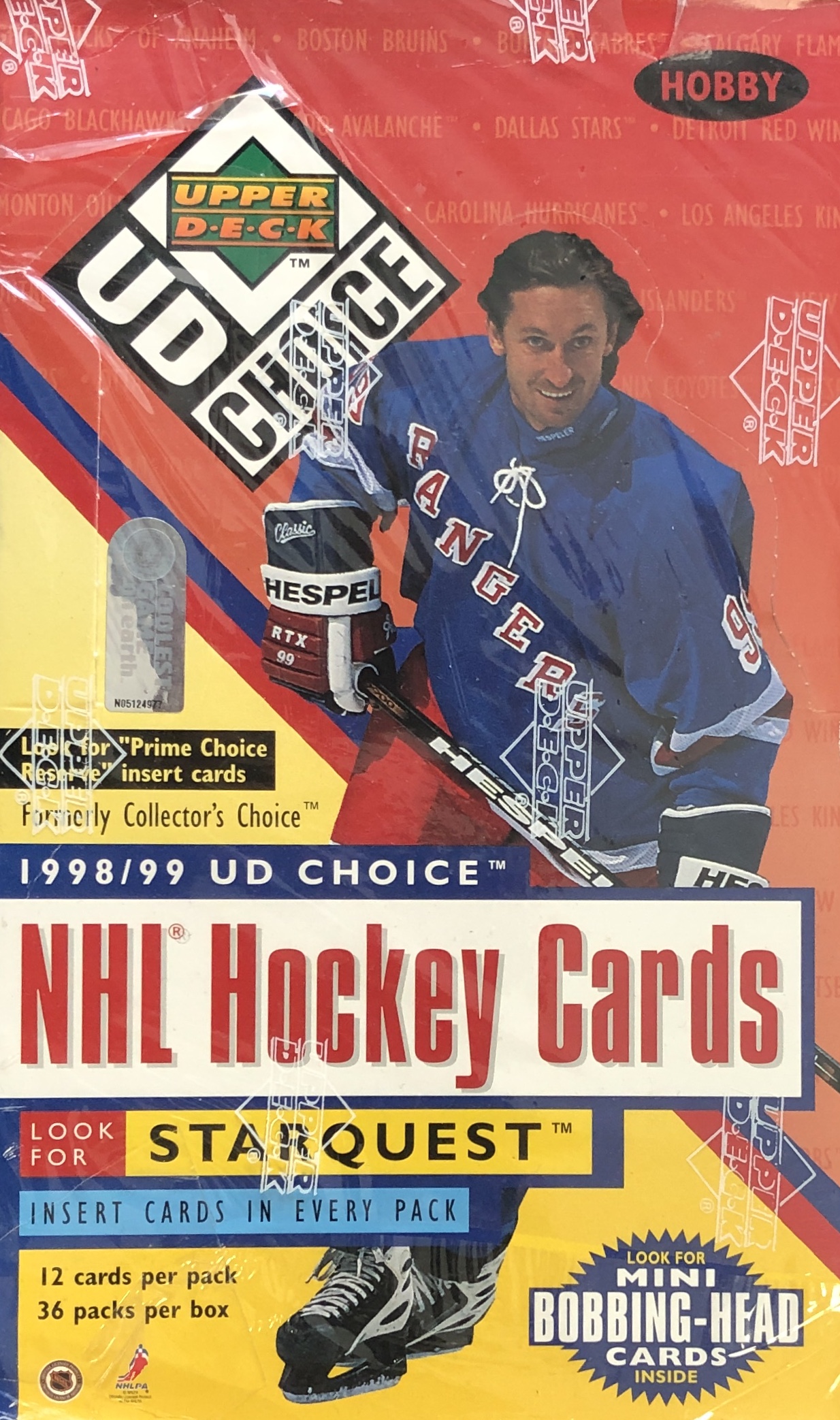 1998-99 Upper Deck Choice Hockey Hobby Box