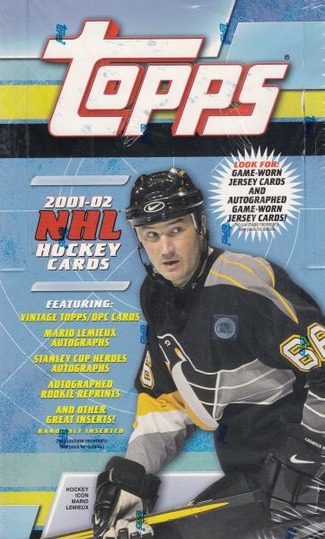 2001-02 Topps Hockey Retail Box