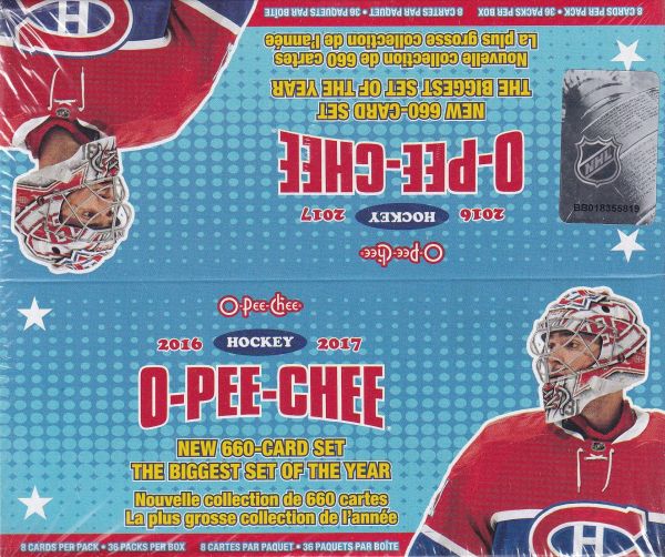 2016-17 Upper Deck O-Pee-Chee Hockey Retail Box