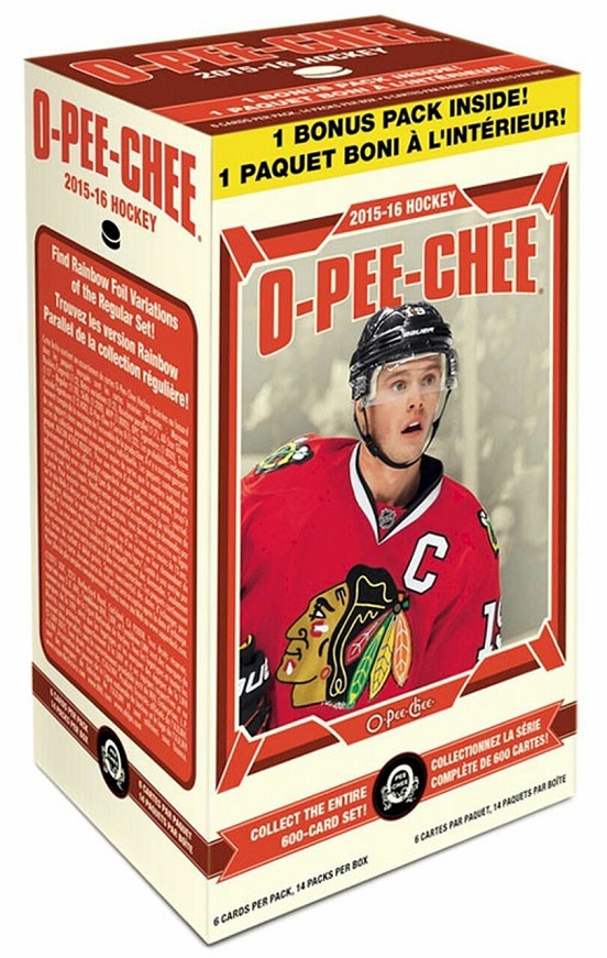 2015-16 Upper Deck O-Pee-Chee Hockey Blaster Box