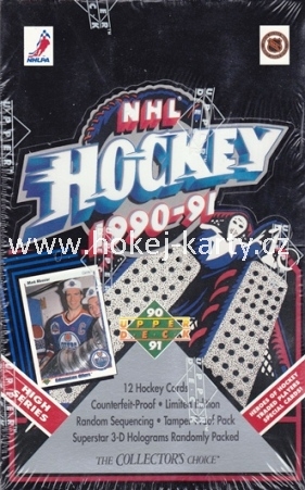 1990-91 Upper Deck Ser. 2 Hockey box - CAN Ed.