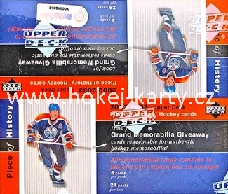 2002-03 Upper Deck Piece of History Hockey Retail Box