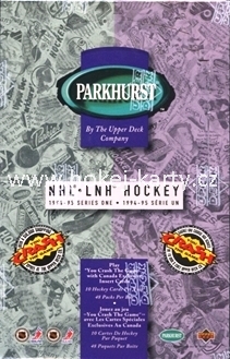 1994-95 Parkhurst Series 1 Hockey French Hockey Box