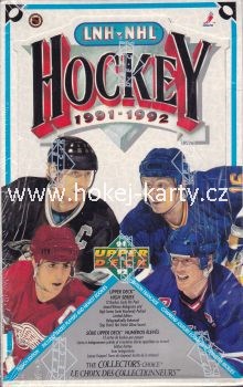 1991-92 Upper Deck Ser. 2 Hockey box - francouzská edice