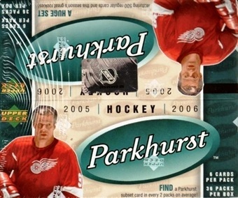 2005-06 Parkhurst Hockey Box