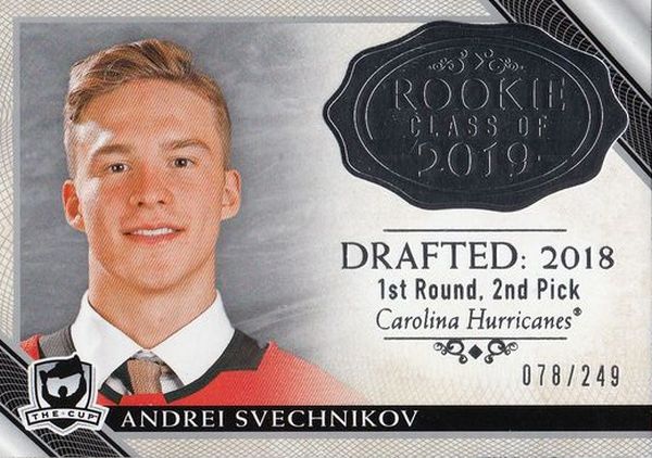 insert RC karta ANDREI SVECHNIKOV 18-19 UD The CUP Rookie Class of 2019 /249