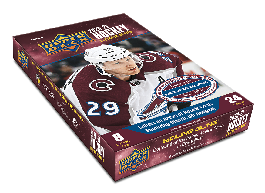 2020-21 UD Extended Series Hockey Hobby 12-Box CASE