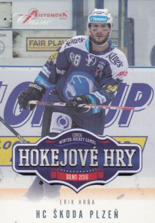 insert karta ERIK HRŇA 15-16 OFS Classic Ser. 2 Hokejové hry /69
