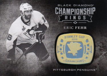 insert karta ERIC FEHR 16-17 Black Diamond Championship Rings číslo CR-EF