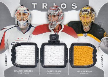 jersey karta HOLTBY/PRICE/RASK 15-16 UD The Cup Trios /40