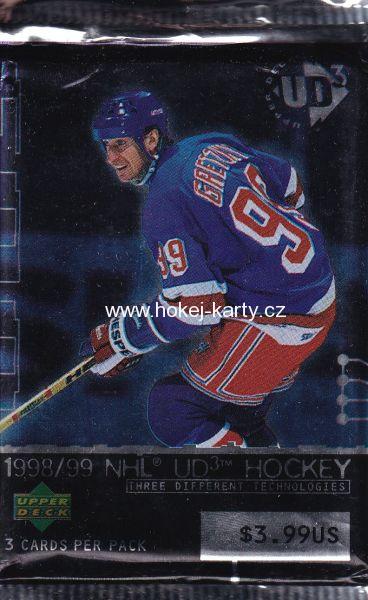 1998-99 UD UD3 Hockey Hobby Balíček