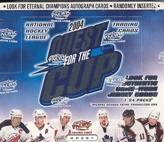2003-04 Pacific Quest for the Cup Hockey HOBBY Box