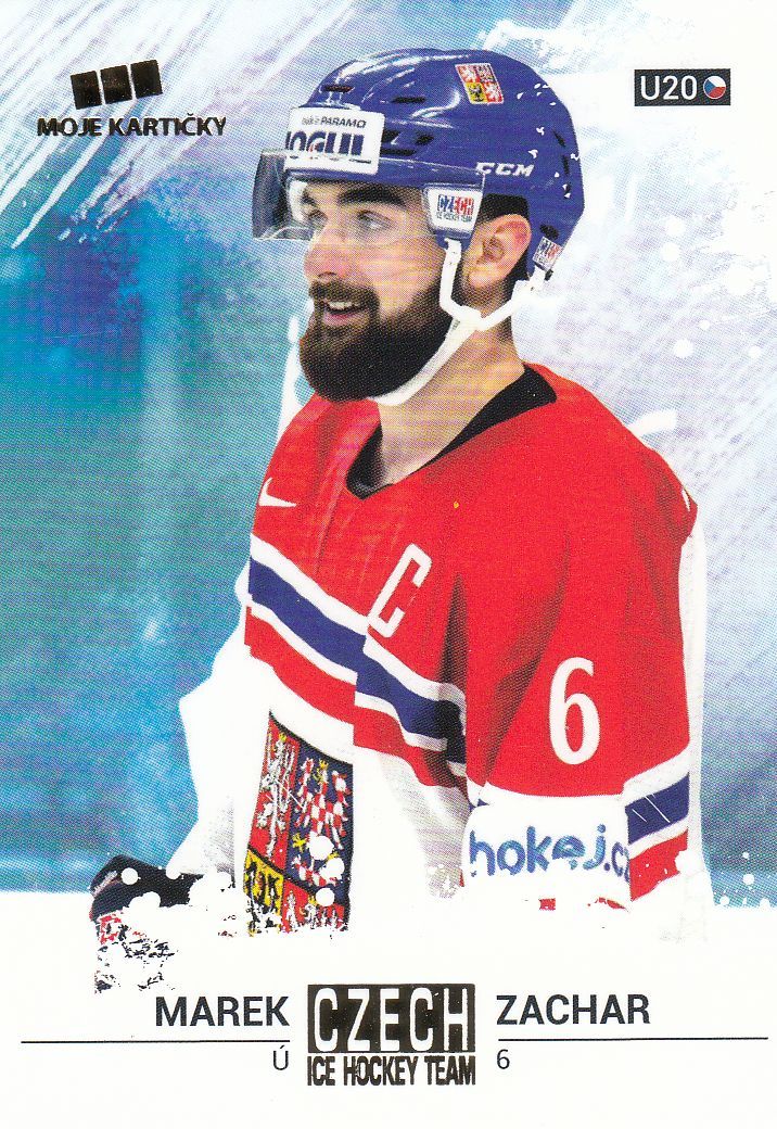 paralel karta MAREK ZACHAR 17-18 Czech Ice Hockey Team Gold /25