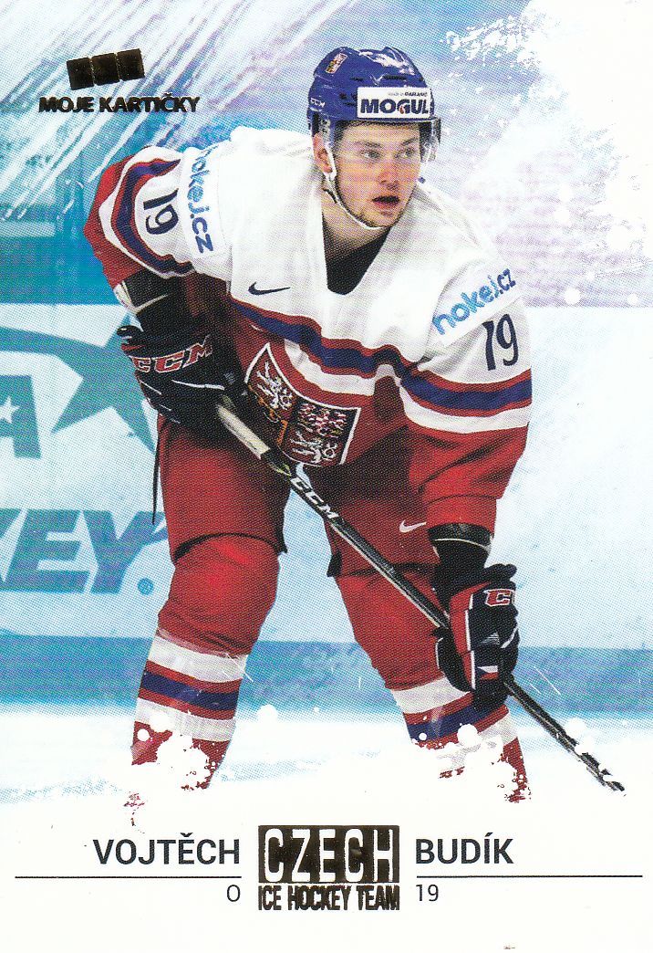 paralel karta VOJTĚCH BUDÍK 17-18 Czech Ice Hockey Team Gold /25