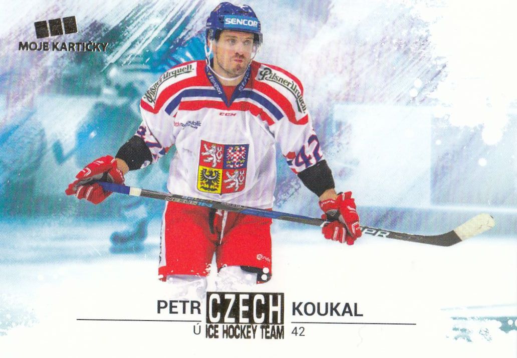 paralel karta PETR KOUKAL 17-18 Czech Ice Hockey Team Gold /25