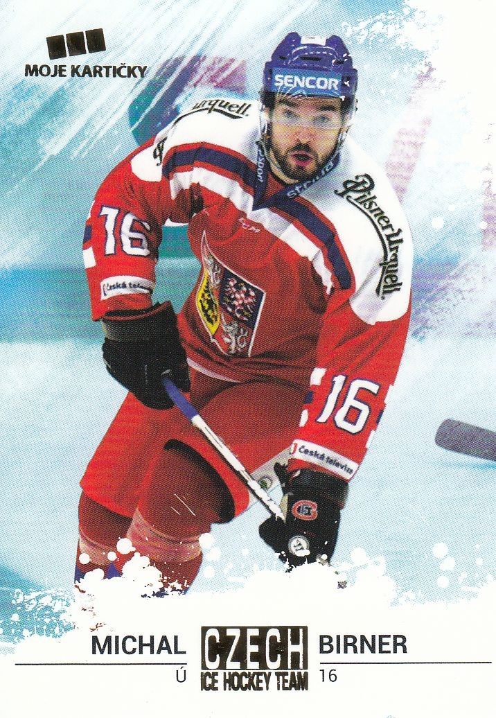 paralel karta MICHAL BIRNER 17-18 Czech Ice Hockey Team Gold /25