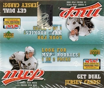 2007-08 Upper Deck MVP Hockey Retail Box