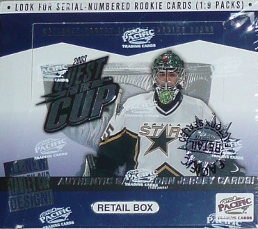 2002-03 Pacific Quest for the Cup Retail Box