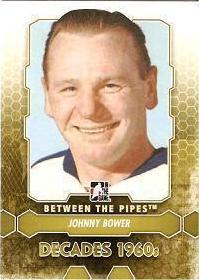 řadová karta JOHNNY BOWER 12-13 BTP Decades číslo 165