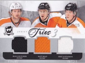 jersey karta COUTURIER/READ/GASTAFSSON 11-12 UD The Cup Trios /25